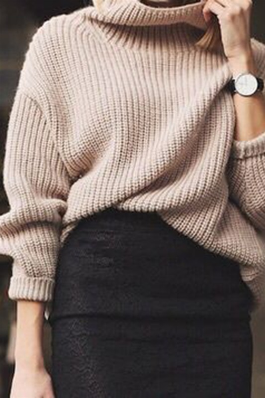 بالصور للمحجبات -ال «Sweater Dress» لإطلالة محتشمة وعصرية - بوابة