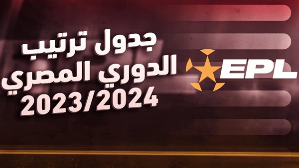 ترتيب الدوري المصري قبل مباريات اليوم الأحد