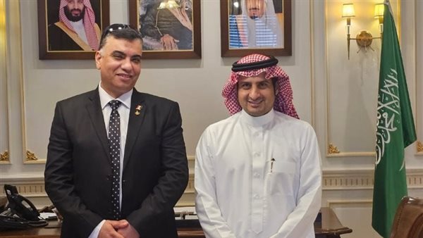 قنصل عام السعودية يستقبل مدير مطار برج العرب الدولي