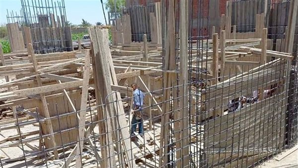 إيقاف أعمال البناء المخالف بمركز فارسكور في دمياط