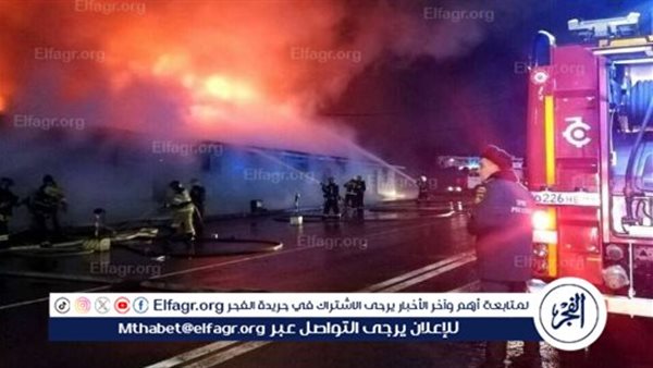 اندلاع حريق في مصنع بمدينة نصر