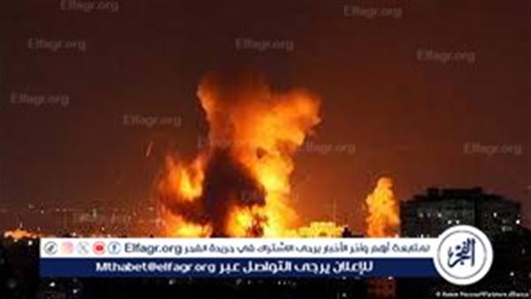 اشتعال النيران في خزانات محملة بالمنتجات النفطية نتيجة هجوم بطائرة من دون طيار